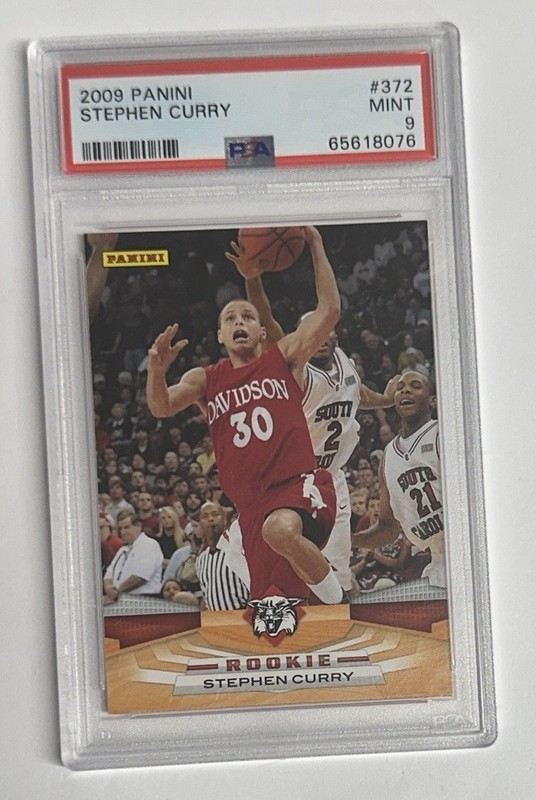 2009-10 Panini Stephen Curry Rookie #372 PSA MINT 9