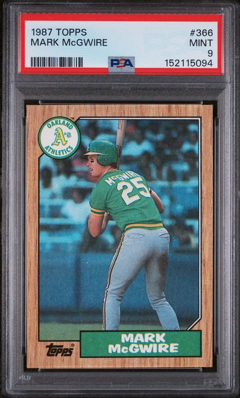 1987 Topps - Mark McGwire #366 (RC)