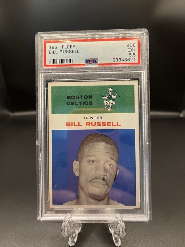 1961-62 Fleer Bill Russell #38 PSA 5.5 Centered