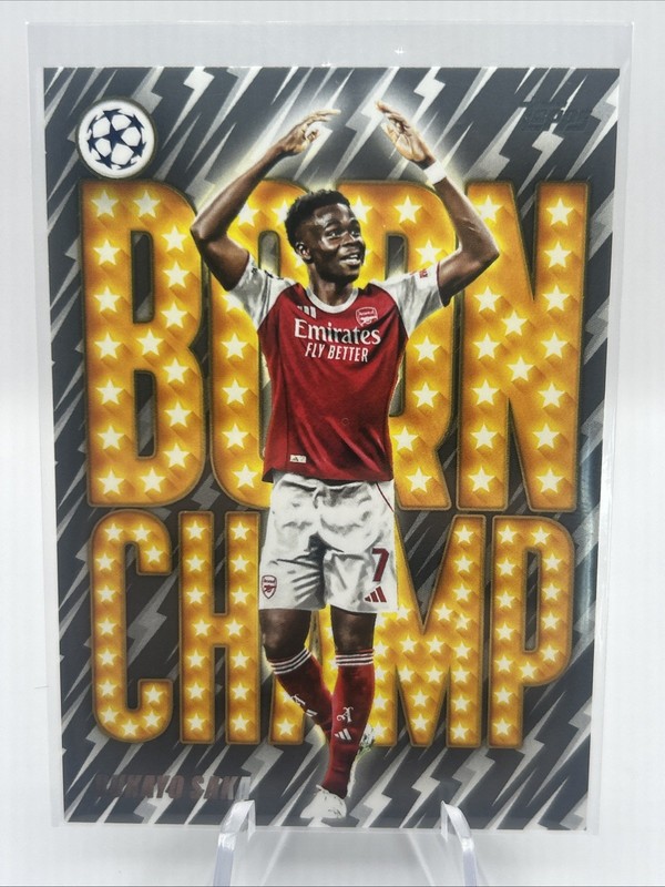 2025-26 Topps Uefa Club Competitions - Born Champ Bukayo Saka #BC-1