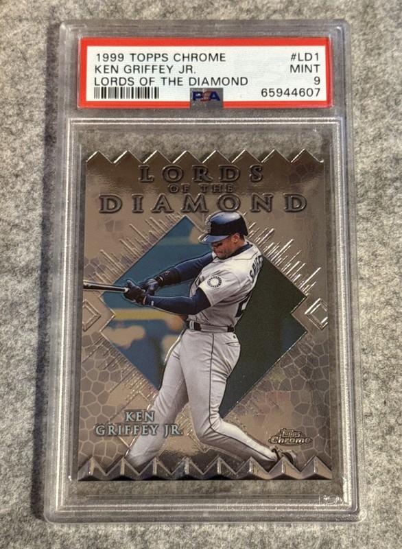 1999 Topps Chrome Ken Griffey Jr. Lords of the Diamond #LD1 Mariners PSA 9