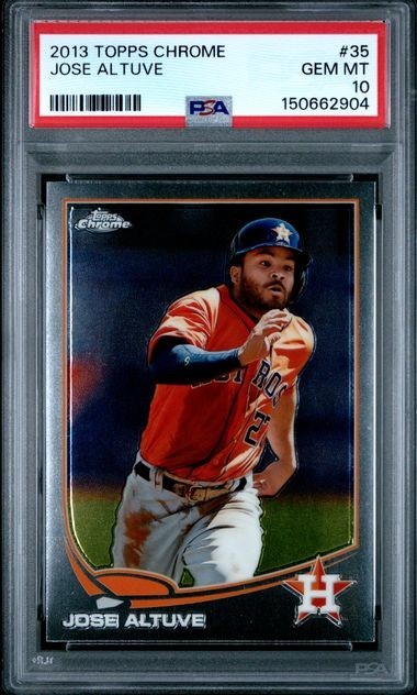 JOSE ALTUVE 2013 Topps Chrome #35 PSA 10 GEM MT