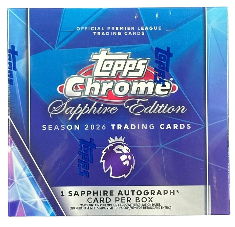 2025/26 Topps Chrome English Premier League Soccer Sapphire Edition Box #ZSJ