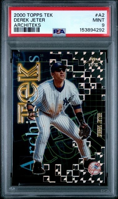 2000 TOPPS TEK ARCHITEKS #A2 DEREK JETER ARCHITEKS PSA 9