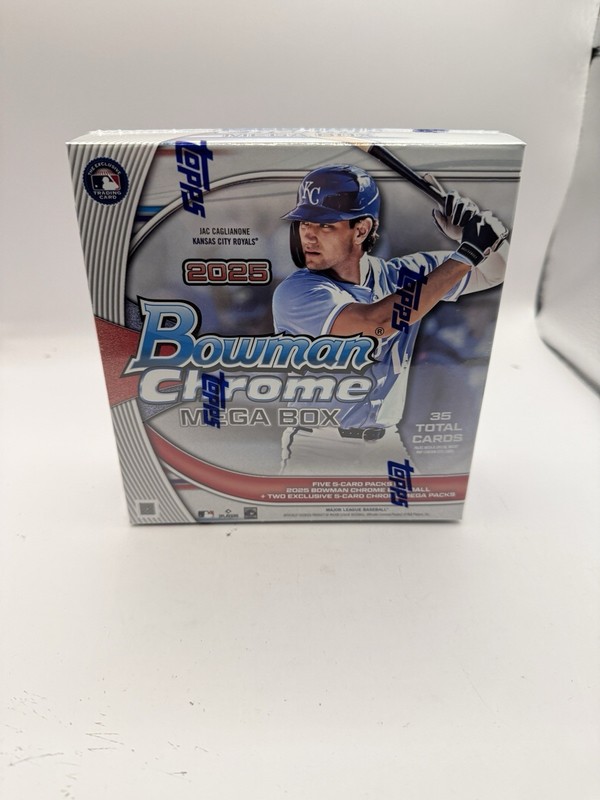 2025 Bowman Chrome MLB Baseball Mega Box Factory Sealed In Hand
