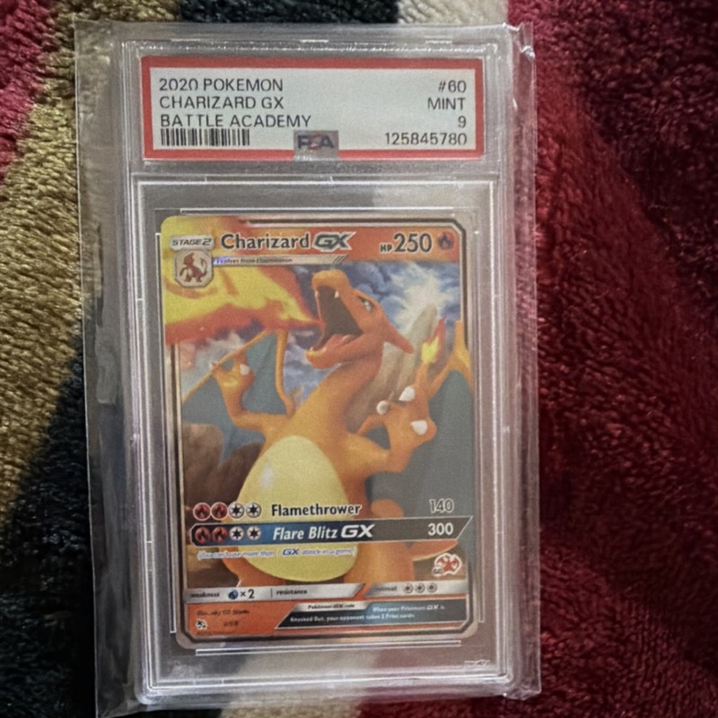 Pokémon TCG Charizard GX Battle Academy Stamped Promo Holo #60 009/068 EN PSA 9