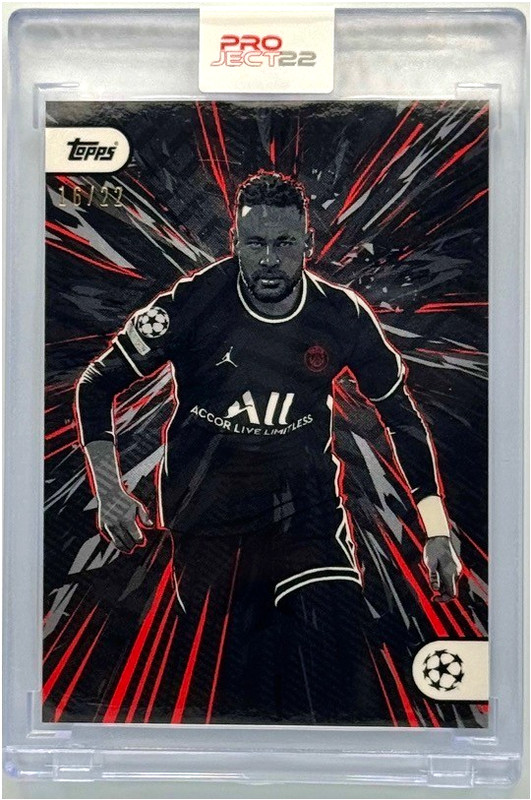 2022 NEYMAR JR - Topps UK Project 22 Whip Online Exclusive /22 SP *TOPPS SEALED*