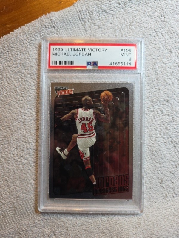 1999 Ultimate Victory - Michael Jordan Jordan's Greatest Hits #105 PSA 9