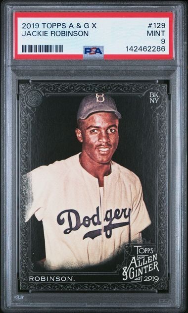 JACKIE ROBINSON 2019 Topps A & G X #129 PSA 9 MINT HOF POP 6^6