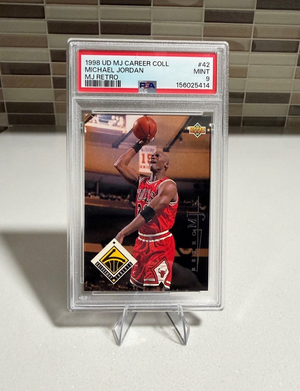 1998 Upper Deck MJ Career Collection - Retro MJ Michael Jordan Bulls PSA 9