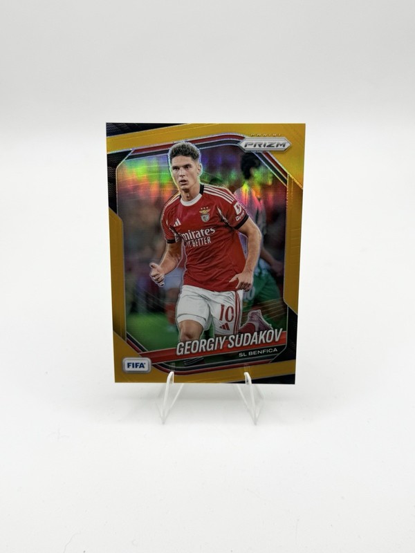2025-26 Panini Prizm FIFA Soccer Georgiy Sudakov #228 Gold 02/10