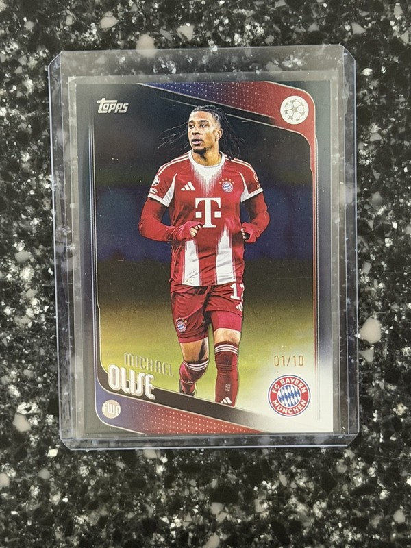 2025-26 Topps Uefa Club Competitions - Michael Olise Bayern Munich Black 1/10