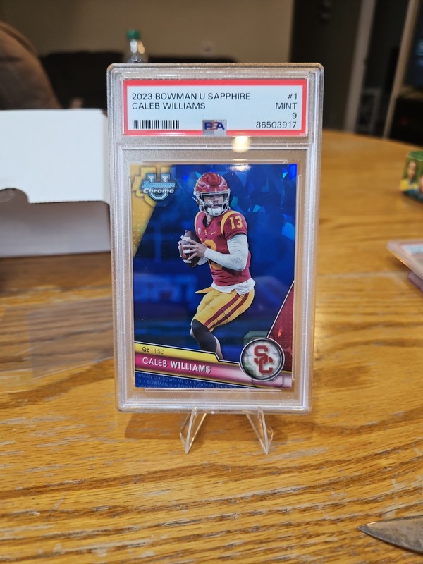 2023 Bowman University Chrome Sapphire Edition - Caleb Williams #1 (RC)