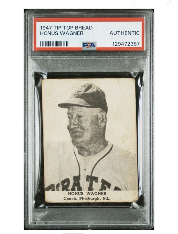 1947 TIP-TOP BREAD HONUS WAGNER Psa Authentic Card