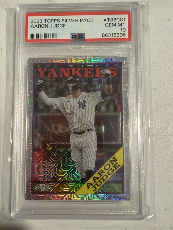2023 Topps Silver Pack Aaron Judge #T88C81 GEM MINT PSA10