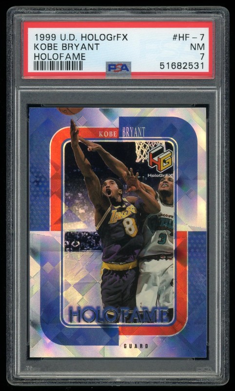 1999-00 Upper Deck HOLOGrFX Holofame Kobe Bryant HF-7 PSA 7