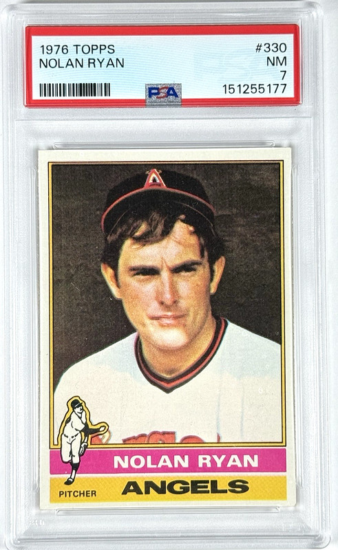 1976 Topps Nolan Ryan PSA 7 #330 California Angels - Rcvd from PSA May 22, 2026!