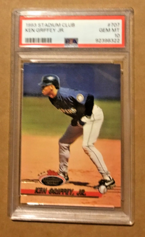 1993 STADIUM CLUB KEN GRIFFEY JR PSA 10