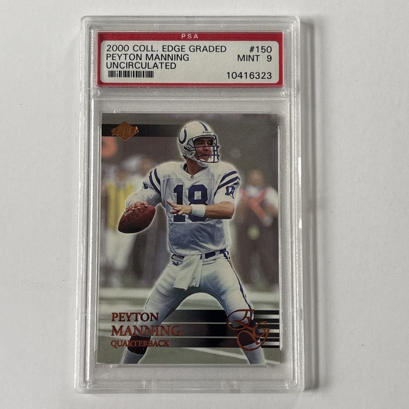 2000 Collectors Edge Peyton Manning #150 Uncirculated Graded PSA 9 Colts HOF