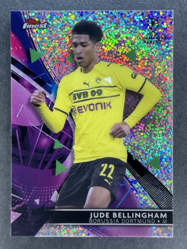 2021-22 Topps Finest UCL Speckle Refractor /175 Jude Bellingham #77