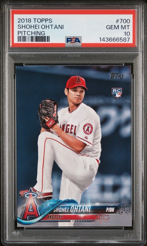 2018 Topps Shohei Ohtani Pitching RC PSA 10!