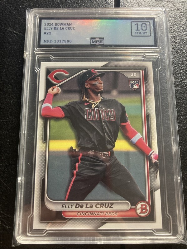 2024 Bowman Elly de La Cruz #22 (RC) MPE Gem Mint 10