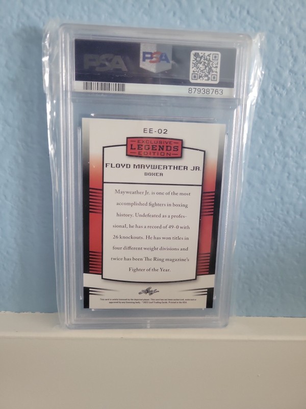 2022 Leaf Multi-Sport Floyd Mayweather SP RLS Legends Exclusive view 2