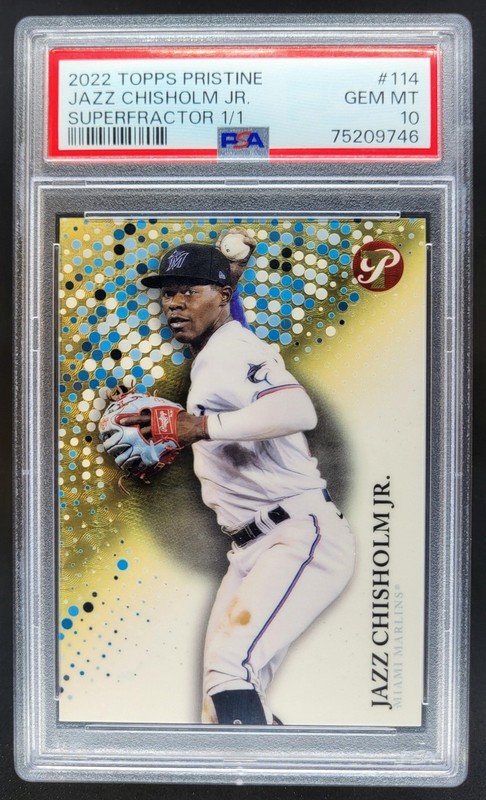 2022 Topps Pristine Jazz Chisholm Jr. SuperFractor 1/1 PSA 10 Marlins LF2
