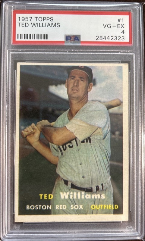 1957 Topps - Ted Williams #1 PSA 4