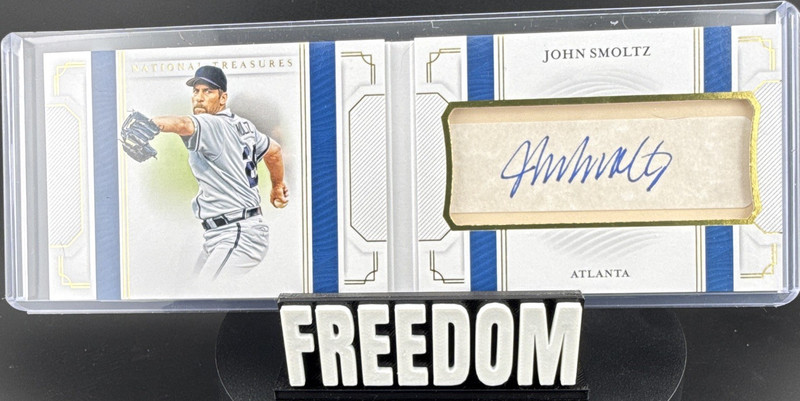 Panini 2019 National Treasures John Smoltz Braves Cut Signatures Auto CSB-JS /25