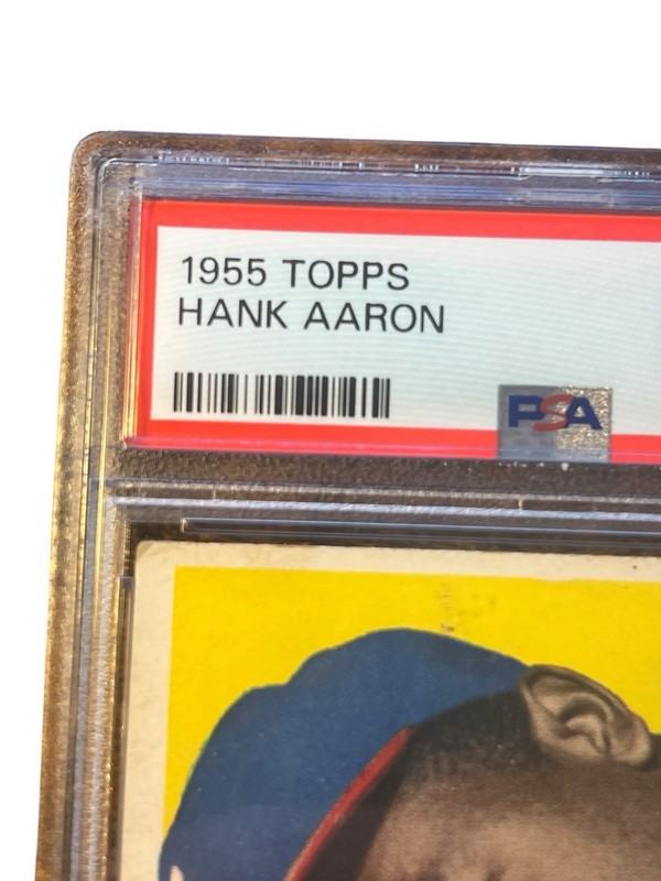 1955 Topps Hank Aaron #47 PSA 3.5 VG+ Milwaukee Braves - Nice view 2