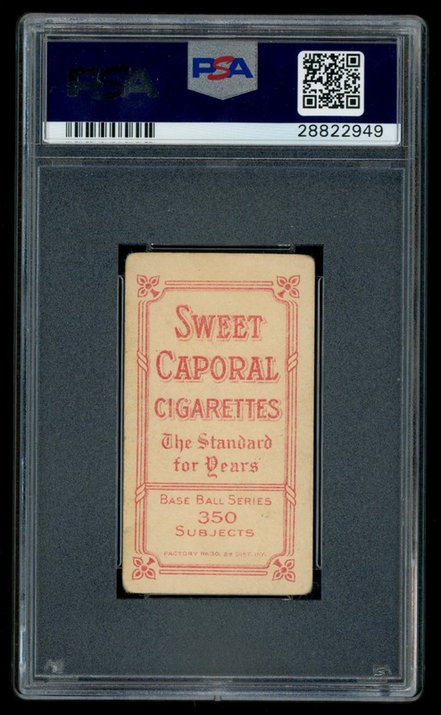 T206 Sweet Caporal 350 Joe Dunn Brooklyn Superbas Card PSA 1.5 FR (66479) view 2