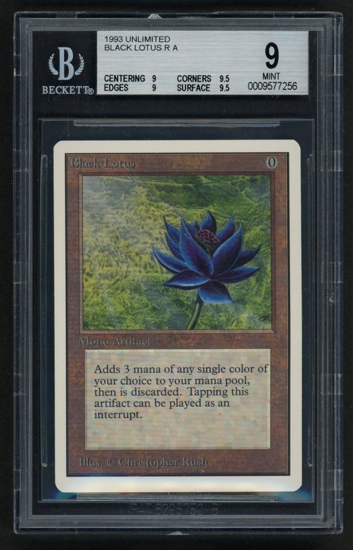 ***BGS 9 Quad++ Unlimited Black Lotus*** MTG Kid Icarus