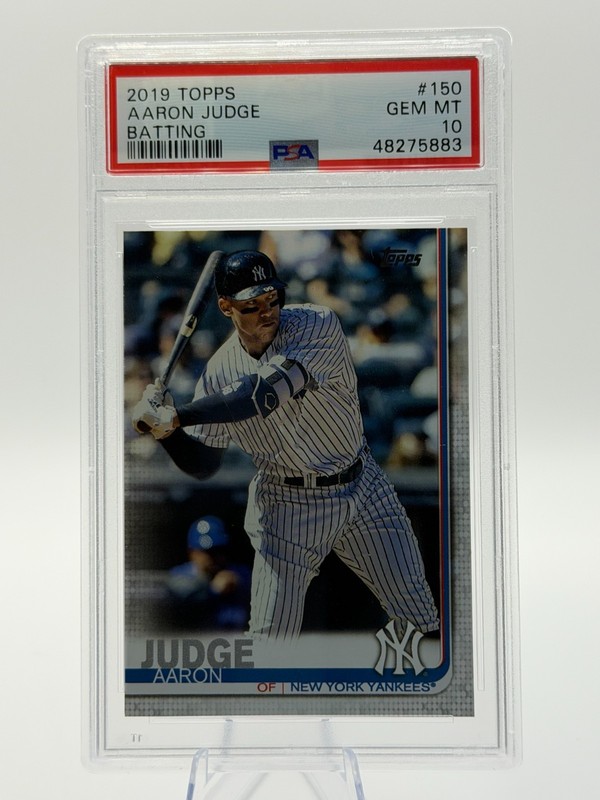 PSA 10  2019 Topps - Aaron Judge #150 Batting Yankees! Gem Mint 