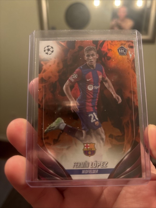 2023-24 Topps Chrome Uefa Club Competitions Sapphire Edition - Fermin Lopez #38