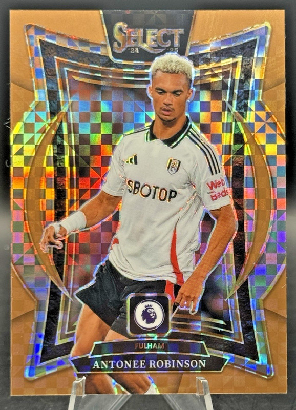 Antonee Robinson 2024-25 Panini Select EPL Terrace #23 Bronze Checker /125