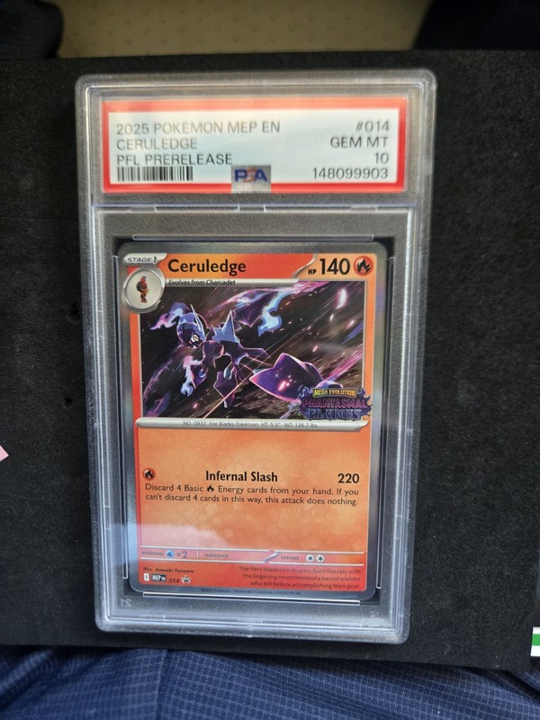 Pokemon Phantasmal Flames Ceruledge Promo 14 PSA 10