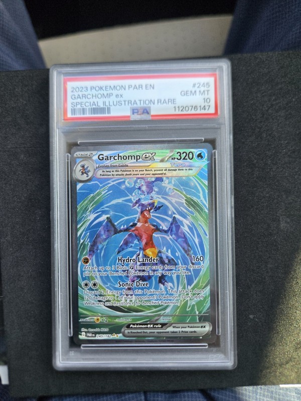 2023 POKEMON PAR EN-PARADOX RIFT SPECIAL ILLUSTRATION RARE GARCHOMP EX PSA 10
