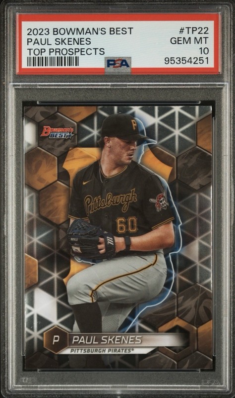 2023 Bowman's Best - Top Prospects Paul Skenes #TP-22 (RC) PSA 10