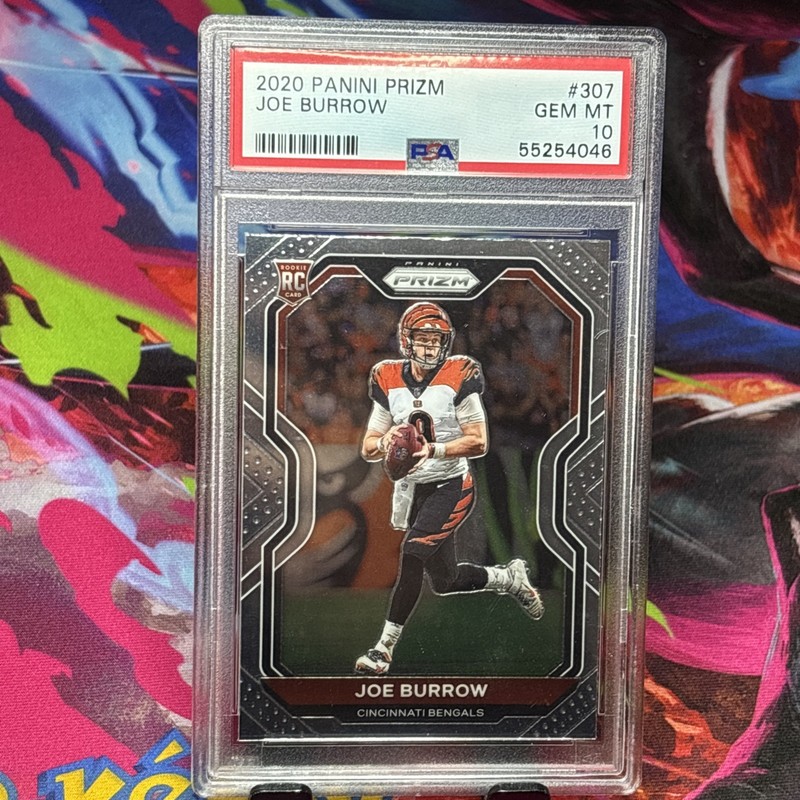 2020 Panini Prizm Joe Burrow Rookie #307 PSA 10 Cincinnati Bengals 