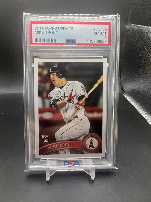 2011 Topps Update Series - Mike Trout #US175 (RC)-Just back from PSA 5-28-26