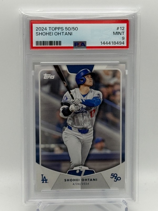 2024 Shohei Ohtani Topps 50/50 #12 PSA 9