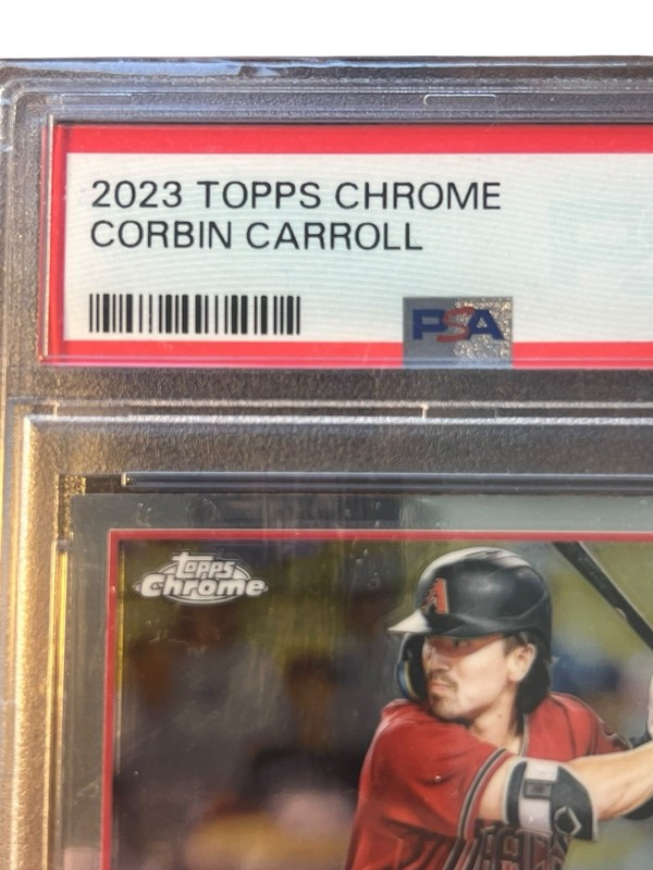 2023 Topps Chrome Corbin Carroll #95 (RC) PSA 10 GEM MT (87411655) view 2