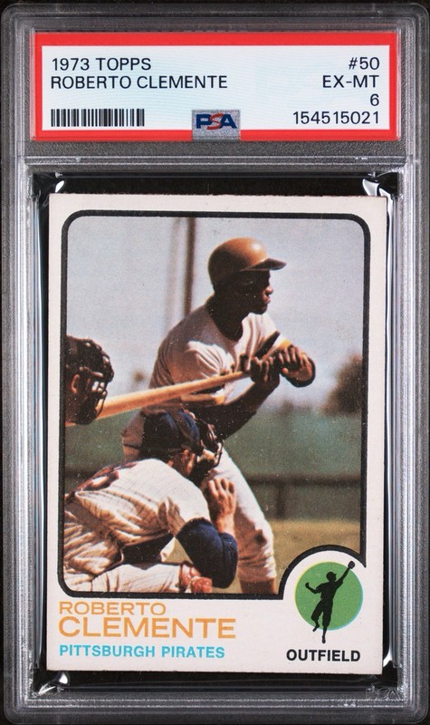 1973 Topps #50 Roberto Clemente PSA 6 (EX-MT)