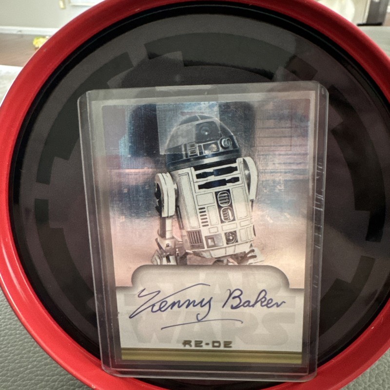 Topps 2001 Star Wars Evolution R2-D2 Kenny Baker Autograph Trading Card auto