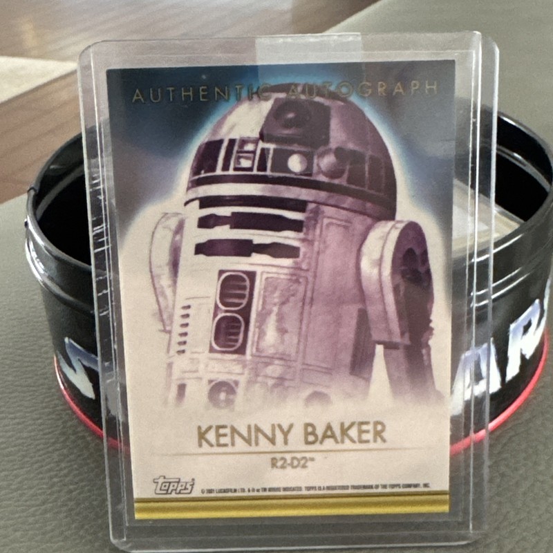 Topps 2001 Star Wars Evolution R2-D2 Kenny Baker Autograph Trading Card auto view 2