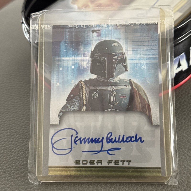 Topps 2001 Star Wars Evolution Boba Fett Autograph Card Jeremy Bulloch Auto BAS!