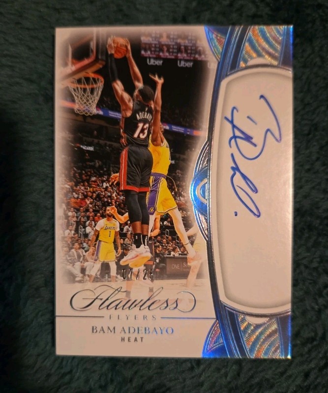 2024-25 Panini Flawless Bam Adebayo Autograph Flawless Flyers Auto #/25