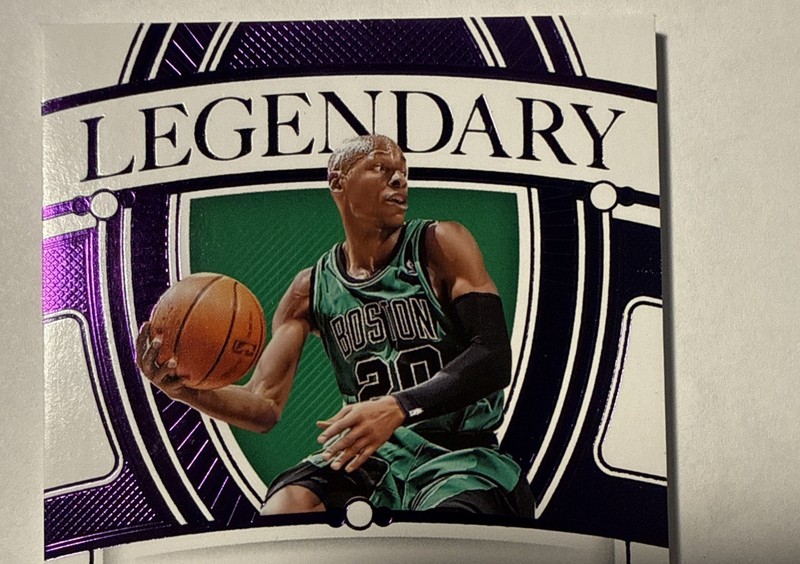 23-24 Panini Flawless Ray Allen Legendary Auto #/3 Celtics- Flaws -See Details view 2