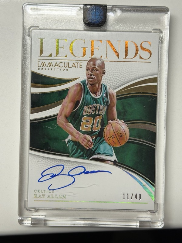 Ray Allen 2024-25 Panini Immaculate Collection Legends Auto /49 #IL-LEN